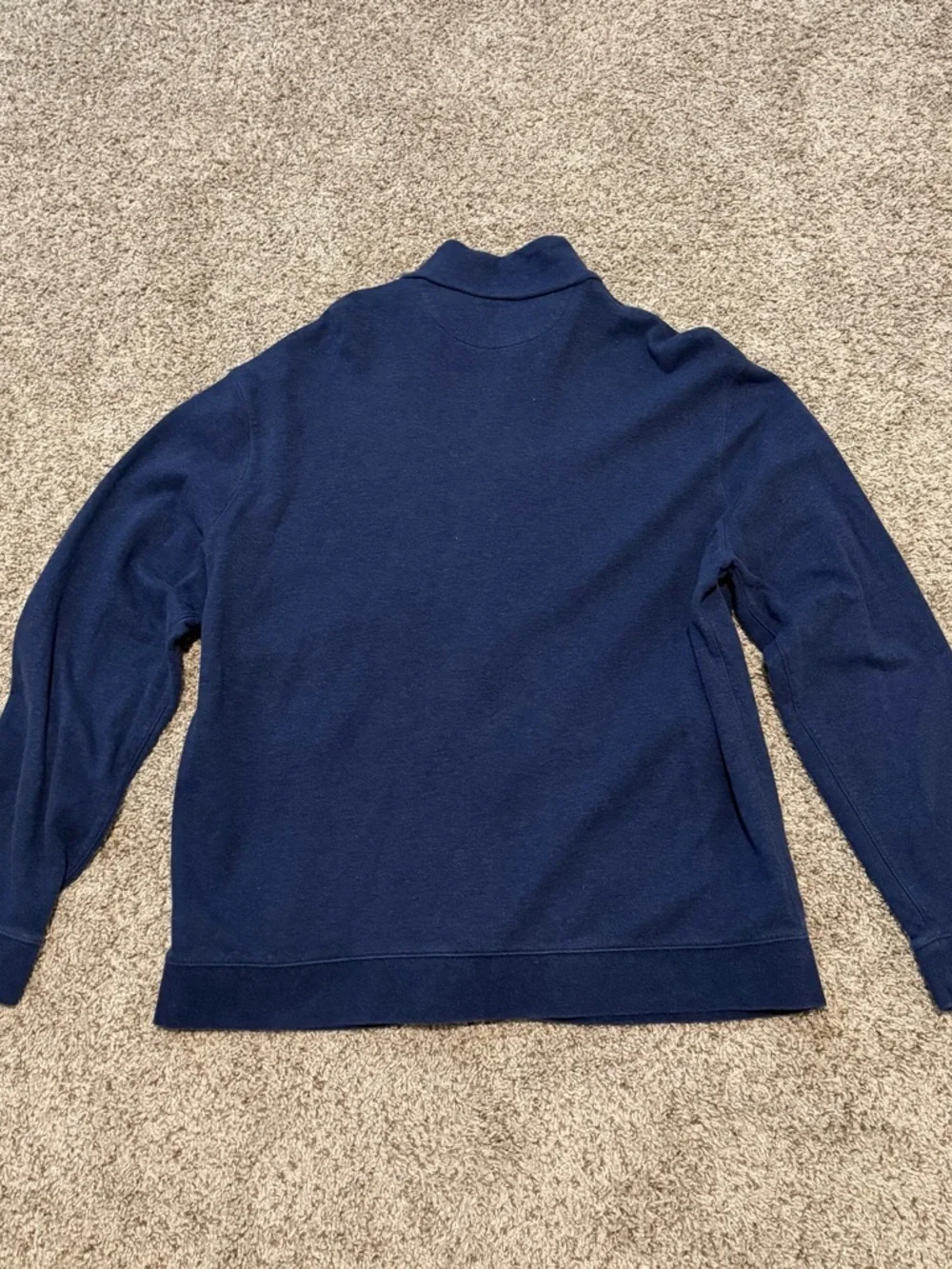 Polo by Ralph Lauren Navy Zip-Up Knit Jacket
